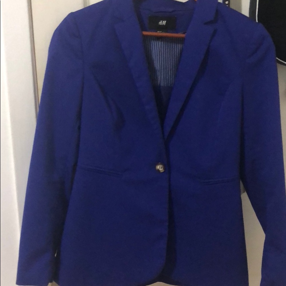 Blue H&M blazer sz6